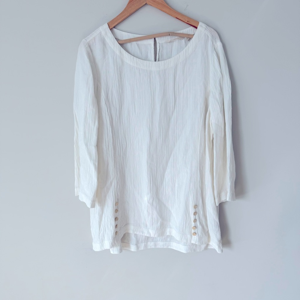 Soft Surroundings Oceo Gauze Tunic - Picture 11 of 14